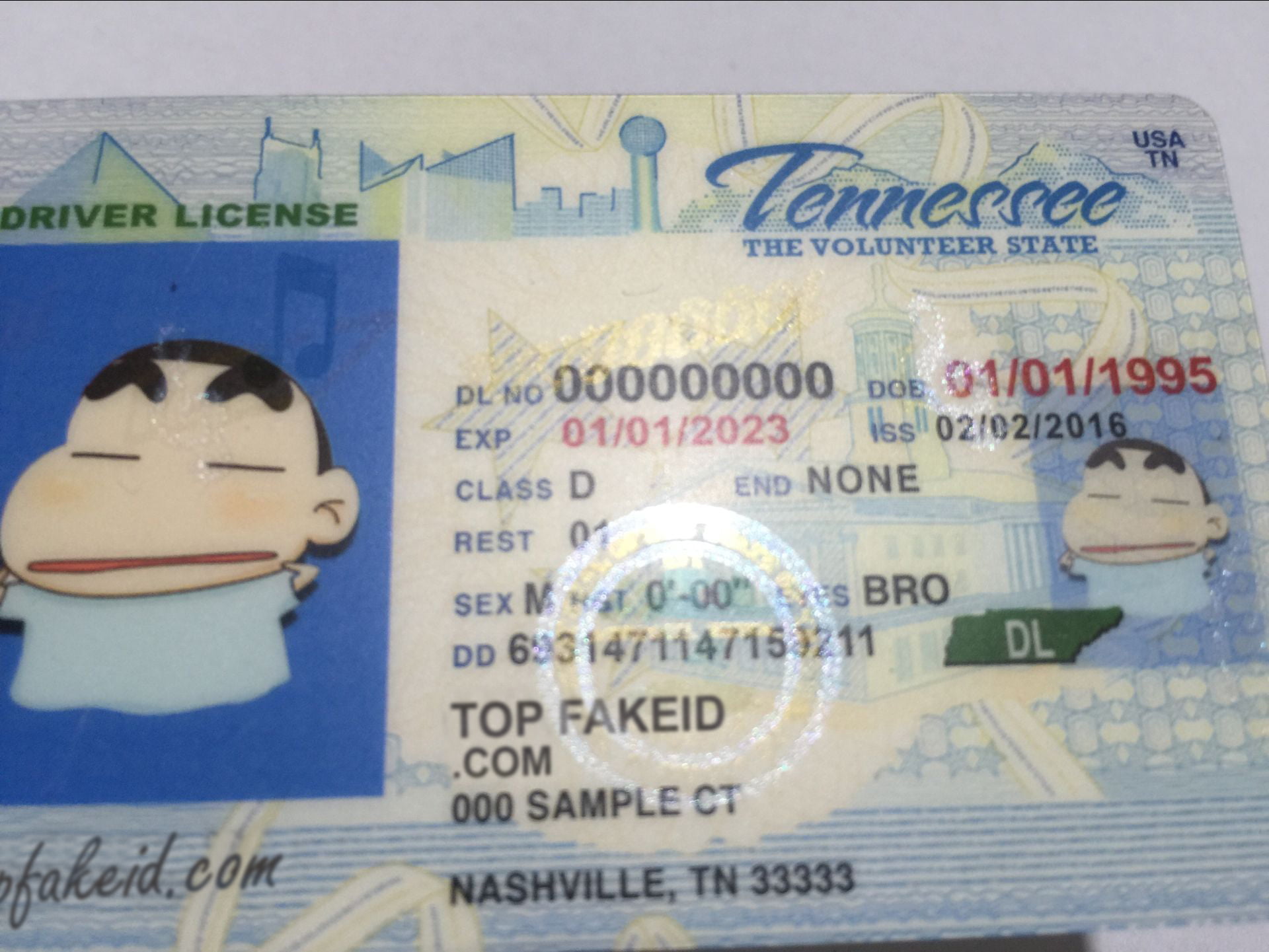 Tennessee Fake ID | Buy Scannable Fake IDs | IDTop