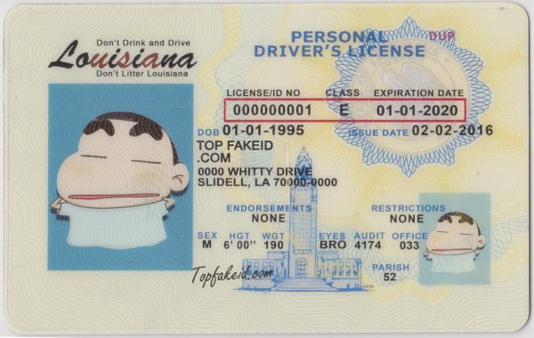 Louisiana Custom ID