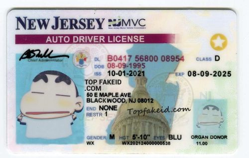 New Jersey Custom ID