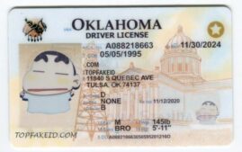 Oklahoma Custom ID