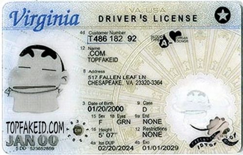 Virginia Custom ID