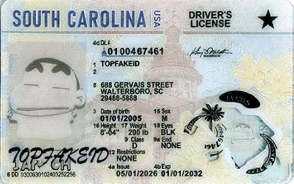 south-carolina-custom-id-2 South Carolina Custom ID